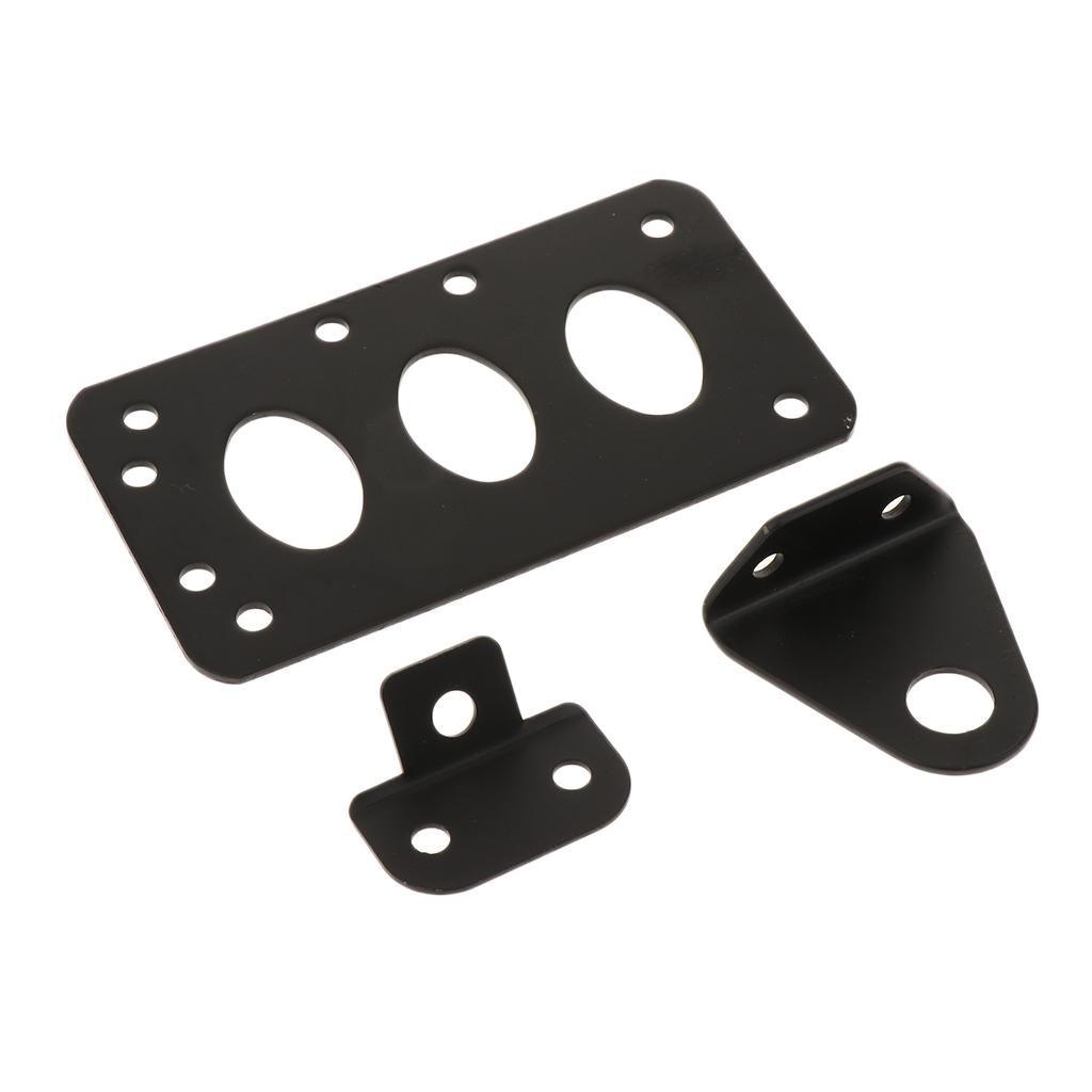 Maxbell Maxbell Motorcycle Rear License Mount Plate Retro Style Number Holder Frame Bracket