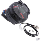 Maxbell ABS Plastic Motorbike 12V Speedometer Tachometer Digital Odometer LCD Gauge - Aladdin Shoppers