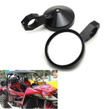 Maxbell 1 Pair 1.75 inch Round Side Rear View Mirrors for Polaris RZR Ranger 900 XP4 1000 S900 1000 Car Safety Back Seat Rearview Mirror - Aladdin Shoppers