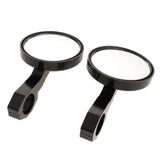 Maxbell 1 Pair 1.75 inch Round Side Rear View Mirrors for Polaris RZR Ranger 900 XP4 1000 S900 1000 Car Safety Back Seat Rearview Mirror - Aladdin Shoppers