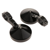 Maxbell 1 Pair 1.75 inch Round Side Rear View Mirrors for Polaris RZR Ranger 900 XP4 1000 S900 1000 Car Safety Back Seat Rearview Mirror - Aladdin Shoppers