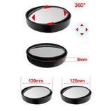 Maxbell 1 Pair 1.75 inch Round Side Rear View Mirrors for Polaris RZR Ranger 900 XP4 1000 S900 1000 Car Safety Back Seat Rearview Mirror - Aladdin Shoppers