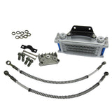 Maxbell Sliver Engine Oil Cooler Kit Cooler Cooling Radiator for 125 140cc Motorcycle Pit Bike - Aladdin Shoppers