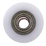 Maxbell 4xMotorcycle 10mm Chain Roller Pulley Tensioner Wheel Guide for Cars White