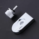 Maxbell 5/16 Inch Cross Universal Thread Alloy Rear Fender Seat Screw Bolt Nut Knob Tab Cover Kit for Harley Custom Cafer Touring Glide 1996-2018 (Silver) - Aladdin Shoppers