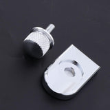 Maxbell 5/16 Inch Cross Universal Thread Alloy Rear Fender Seat Screw Bolt Nut Knob Tab Cover Kit for Harley Custom Cafer Touring Glide 1996-2018 (Silver) - Aladdin Shoppers