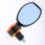 Maxbell 1Pair Universal Motorcycle ATV Rear View Side Mirror Scooter Moped With Blue Lens - Aladdin Shoppers