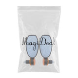 Maxbell 1Pair Universal Motorcycle ATV Rear View Side Mirror Scooter Moped With Blue Lens - Aladdin Shoppers
