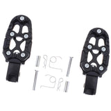 Maxbell 2x Replacement Passenger Rear Foot Rest Pegs Bracket Rearsets Foot Rear Pegs Cylindrical Point Pedal for Dirt Bike - Aladdin Shoppers