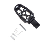Maxbell 2x Replacement Passenger Rear Foot Rest Pegs Bracket Rearsets Foot Rear Pegs Cylindrical Point Pedal for Dirt Bike - Aladdin Shoppers