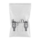 Maxbell 2x Replacement Passenger Rear Foot Rest Pegs Bracket Rearsets Foot Rear Pegs Cylindrical Point Pedal for Dirt Bike - Aladdin Shoppers