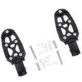 Maxbell 2x Replacement Passenger Rear Foot Rest Pegs Bracket Rearsets Foot Rear Pegs Cylindrical Point Pedal for Dirt Bike - Aladdin Shoppers