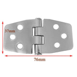 Maxbell Stainless Material Boat Marine Grade Flush Door Hatch Hinges,Opened length 3 inch Silver Color - Aladdin Shoppers