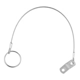 Maxbell 2pcs 316 Stainless Steel Quick Release Pin Lanyard for Boat Deck Hinge 150mm