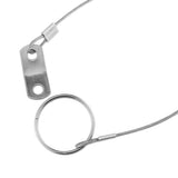 Maxbell 2pcs 316 Stainless Steel Quick Release Pin Lanyard for Boat Deck Hinge 150mm