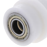 Maxbell 2xTensioner Wheel Motorcycle Chain Pulley Pit Dirt Roller Slider (Blue) White