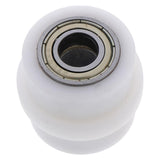 Maxbell 4xTensioner Wheel Motorcycle Chain Pulley Pit Dirt Roller Slider (Blue) White