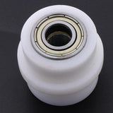 Maxbell 2xTensioner Wheel Motorcycle Chain Pulley Pit Dirt Roller Slider (Blue) White