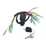 Maxbell Ignition Main Key Switch Set 7038251043-00 for Yamaha Outboard Motor Control