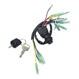 Maxbell Ignition Main Key Switch Set 7038251043-00 for Yamaha Outboard Motor Control