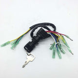 Maxbell Ignition Main Key Switch Set 7038251043-00 for Yamaha Outboard Motor Control