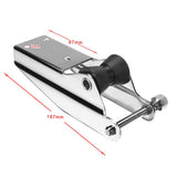 3xStainless Steel 316 Bow Anchor Roller Fixed Anchor Fairlead for Marine Boat