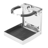 Maxbell Stainless Steel Folding Cup Drink Holder for Auto Car Marine Boat Truck RV