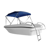 Maxbell 2 Steps Stainless Steel Telescoping Folding Ladder for Boat Marine Yacht