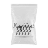 Maxbell 3x10 Pieces New Nylon Marine Deck Sheet Eye Lacing Strap Saddle Clip 34 x 10mm