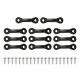 Maxbell 2x10 Pieces New Nylon Marine Deck Sheet Eye Lacing Strap Saddle Clip 34 x 10mm