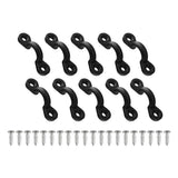 Maxbell 3x10 Pieces New Nylon Marine Deck Sheet Eye Lacing Strap Saddle Clip 34 x 10mm