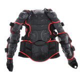 Maxbell Motorcycle Full Body Jacket  Chest Protector  Black + Red XXL