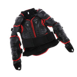 Maxbell Motorcycle Full Body Jacket  Chest Protector  Black + Red XXL