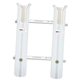 Maxbell 2 Tubes Link White Plastic Fishing Rod Racks Fishing Rod Racks Holder Socket