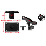 Maxbell Fishing Rod rack Holders Adjustable Removable 360 Kayak Tools Pole BracketX2