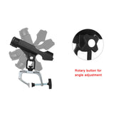 Maxbell Universal Boat Raft Fishing Rod Holder Pole Stand Bracket Rest Adjustable X2