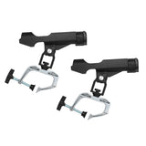 Maxbell Universal Boat Raft Fishing Rod Holder Pole Stand Bracket Rest Adjustable X2