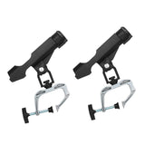 Maxbell Universal Boat Raft Fishing Rod Holder Pole Stand Bracket Rest Adjustable X2