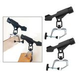 Maxbell Universal Boat Raft Fishing Rod Holder Pole Stand Bracket Rest Adjustable X2
