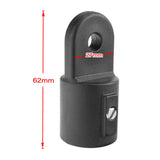 Maxbell 3xblack NYLON 7/8" OUTSIDE EYE ENDS Bimini Boat Top MARINE water
