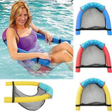 Maxbell Maxbell Floating Chair Sling Mesh Seats Water Bed Piscina Seat Ring 7.5x150cm Blue