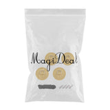 Maxbell Maxbell 4x 316 Stainless Steel D-Ring Patch for PVC Inflatable Boat Yellow