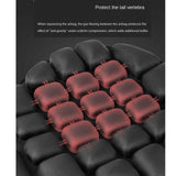 Maxbell 2Pcs Motorcycle Bikes 3D Seat Cushions Pressure Relief Universal for Cruiser