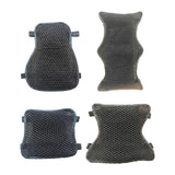 Maxbell 2Pcs Motorcycle Bikes 3D Seat Cushions Pressure Relief Universal for Cruiser