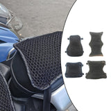 Maxbell 2Pcs Motorcycle Bikes 3D Seat Cushions Pressure Relief Universal for Cruiser
