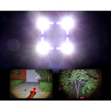 Maxbell High Quality Bicycle LED Front Light With Bell Horn USB Charge 350LM Red - Aladdin Shoppers