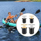 Maxbell 2xBoat Drain Plug 3/4'' or 1-1/4'' Screw T-Shaped Handle for 19mm 32mm Hole Brass 19mm