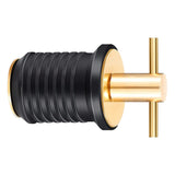 Maxbell 2xBoat Drain Plug 3/4'' or 1-1/4'' Screw T-Shaped Handle for 19mm 32mm Hole Brass 19mm