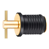 Maxbell 2xBoat Drain Plug 3/4'' or 1-1/4'' Screw T-Shaped Handle for 19mm 32mm Hole Brass 19mm