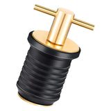Maxbell 2xBoat Drain Plug 3/4'' or 1-1/4'' Screw T-Shaped Handle for 19mm 32mm Hole Brass 19mm